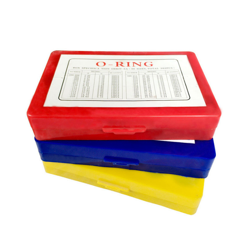 NBR 90 مطاط O-Ring Seal Kit Box Set لOEM / ODM الكفاءة المقبولة والمعيار