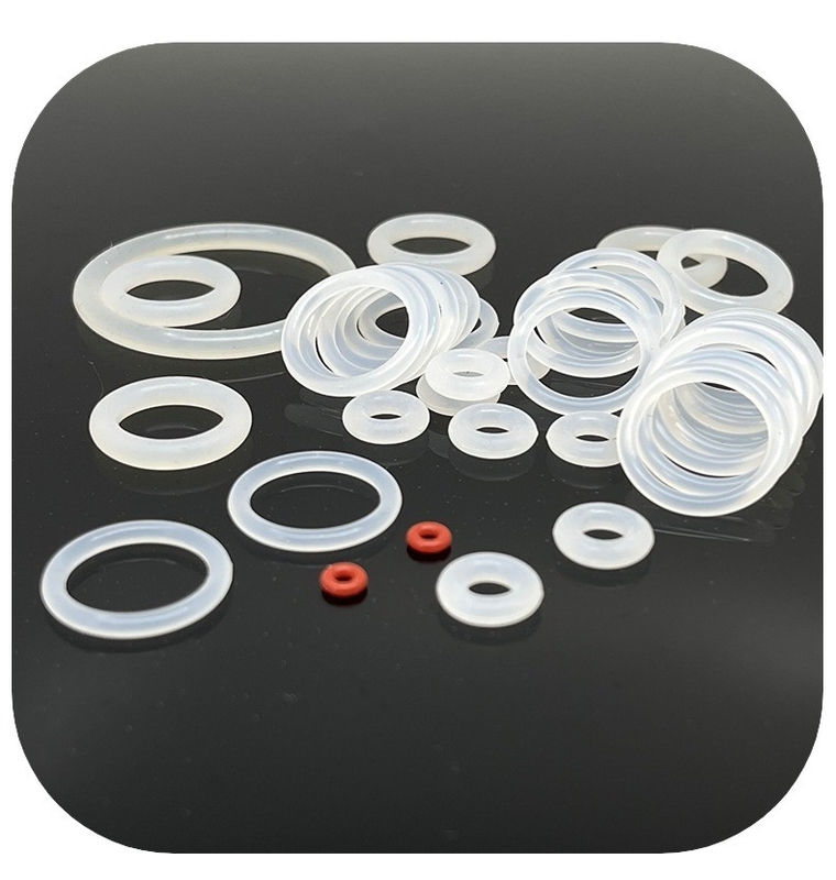 NBR HNBR FKM EPDM CR السيليكون PU O-ring Seal للتطبيقات المخصصة للطبق الغذائي