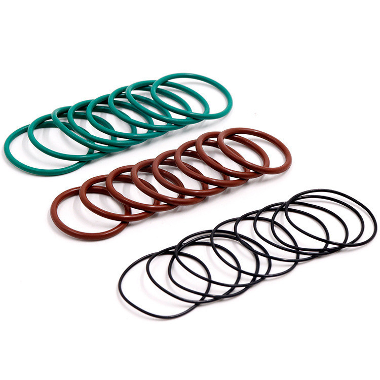 حلقات O اللاصقة الملونة المخصصة للمطاط الصف الغذائي المعتمد Nbr Epdm silicone