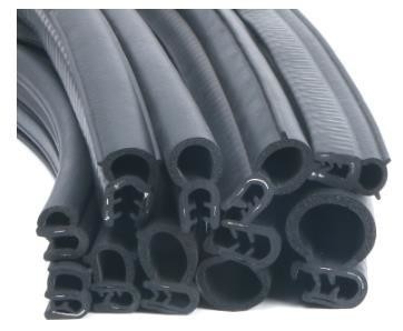 الحجم المخصص D-Type EPDM الرغوة الملصقة الباب الختم الشرائط المطاط مضاد للغبار لأبواب النوافذ