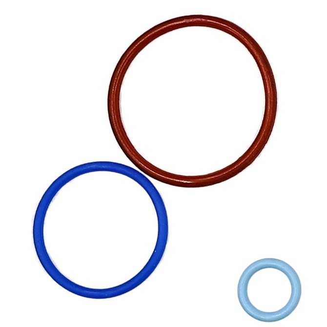 حلقات سيليكون O المكبسة من PTFE FEP من FMK Seals مثالية لمتوسط الصلابة 20-90 Shore A