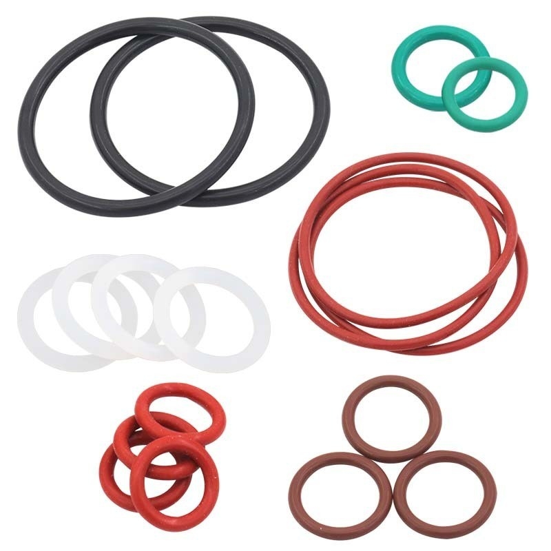 المقبول OEM / ODM مختلف الأحجام اللون NBR EPDM FKM FPM أغطية O-ring للصناعية