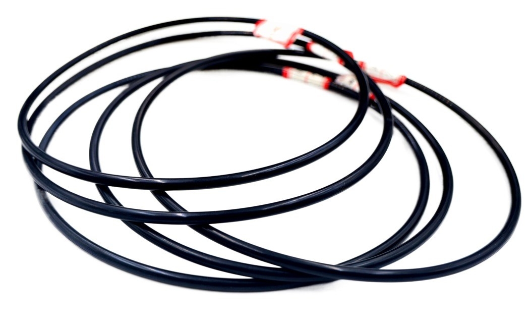 30-90 الشاطئ A EPDM/NBR/FKM/Silicone Colored Big Fluoro O-Ring Seal لضاغط الهواء
