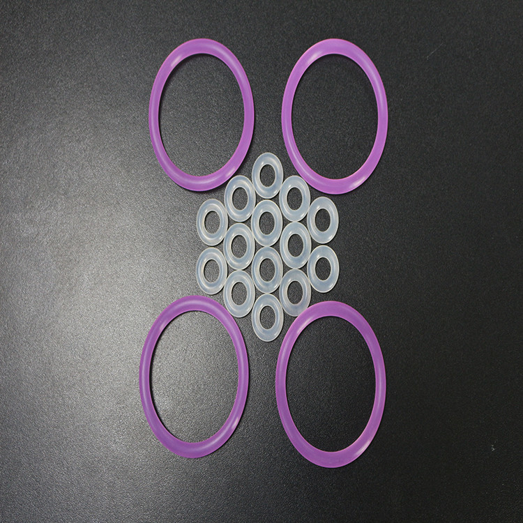 6mm*1.8mm 70 Shore السيليكون O Ring يقدم لونًا مخصصًا للختم المطاطي المقاوم للماء