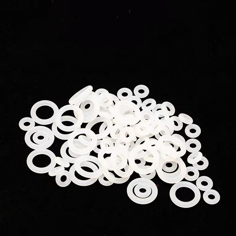 الختم الأزرق السيليكون مسطح غسيل O-ring مزدوج الختم المقاوم للزيت AS568 PG الحجم القياسي