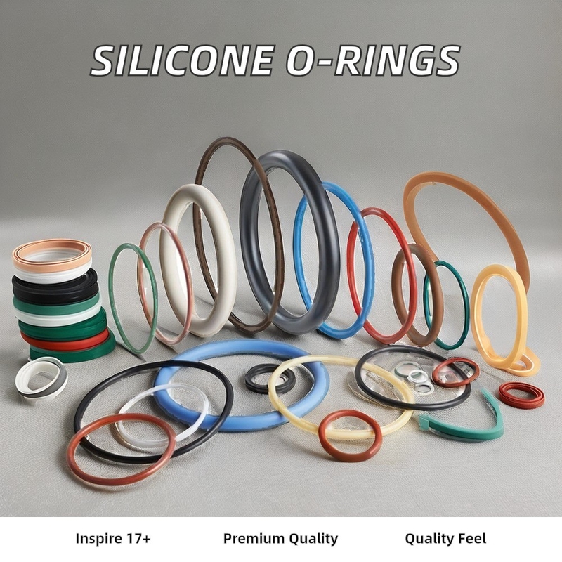 معالجة مخصصة لخيوط O-ring السيليكونية عالية درجة الحرارة NBR FKM لمنتجات المطاط