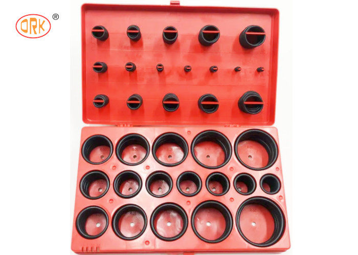 مقاومة جيدة للزيت الأسود NBR 70 شور O-Ring Kit Box للحفرة الأسطوانة الهيدرولية