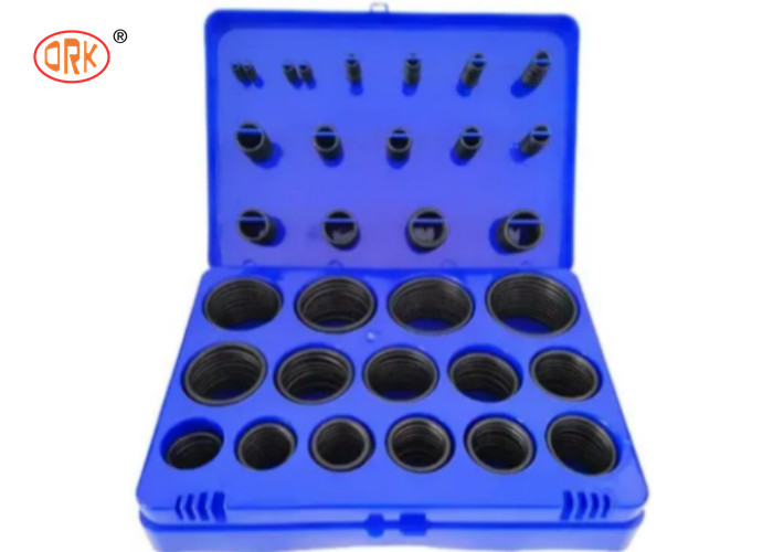مقاومة جيدة للزيت الأسود NBR 70 شور O-Ring Kit Box للحفرة الأسطوانة الهيدرولية
