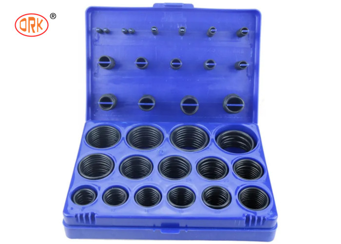 مقاومة جيدة للزيت الأسود NBR 70 شور O-Ring Kit Box للحفرة الأسطوانة الهيدرولية
