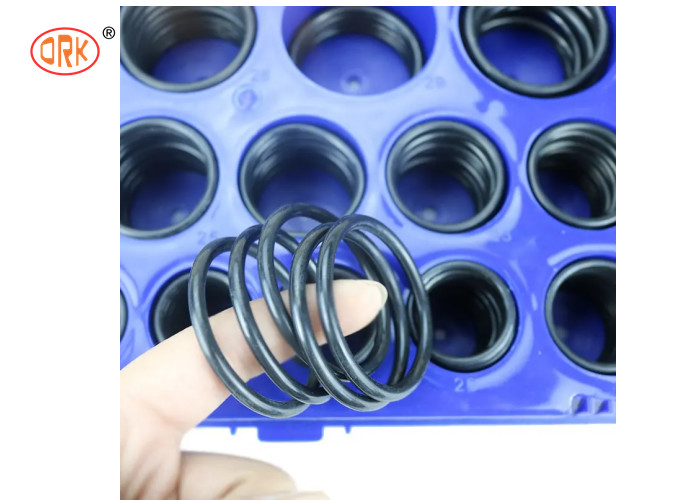مقاومة جيدة للزيت الأسود NBR 70 شور O-Ring Kit Box للحفرة الأسطوانة الهيدرولية