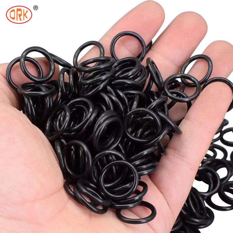 الأحجام المتريّة الختم NBR 70 الشاطئ A O حلقة نصف الموصل الأسود Epdm O حلقة الختم