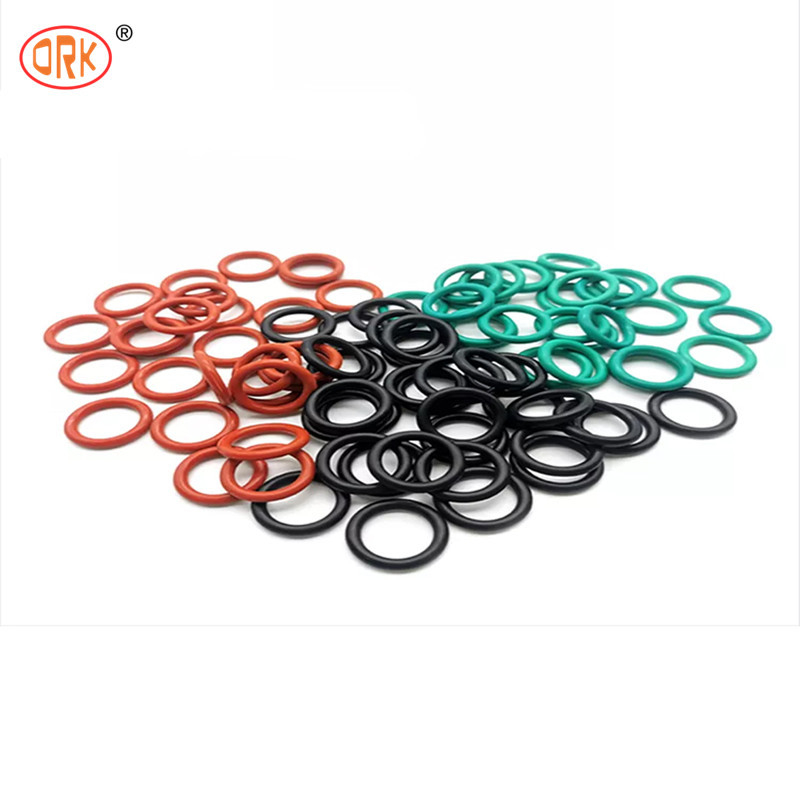 OEM لون السيليكون الختم حلقة NBR 70 O حلقة FKM EPDM المطاط الصف الغذائي